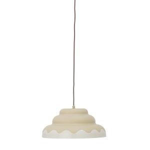 Lustra alba/crem din metal Lacya Bloomingville