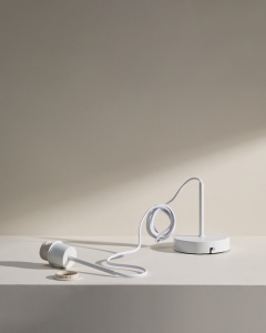 Lustra alba din metal Fulvia Kave Home