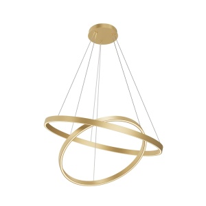 Lustra aurie din metal cu 2 LED-uri Rim Maytoni