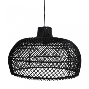 Lustra din ratan negru Maze Natural Large Raw Materials