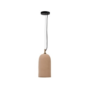 Lustra maro deschis din ceramica Madsen Kave Home