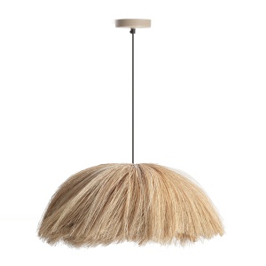 Lustra maro/neagra din fibre naturale Shima Vical Home