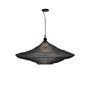 Lustra neagra din metal Makai Kave Home