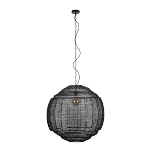 Lustra neagra din metal Meezan XL Dutchbone