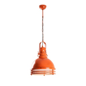Lustra portocalie din metal Saglam The Home Collection