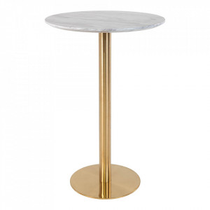 Masa bar din metal auriu 70 cm Bolzano High House Nordic