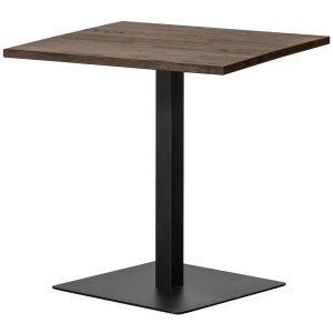 Masa bar maro din lemn 79x79 cm Tablo Fp Woood
