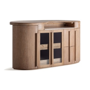 Masa bar maro din lemn 90x202 cm Marboz Vical Home