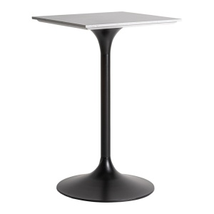 Masa bar neagra/alba din ceramica 65x65 cm Perrier Vical Home