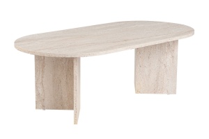 Masa de cafea crem 60x119 cm Sable Nordure