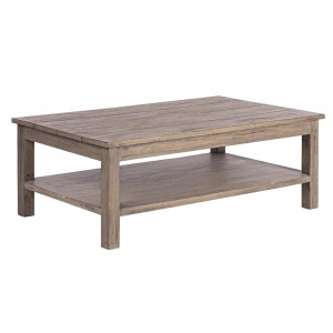 Masa de cafea exterior maro din lemn 65x110 cm Brasilia Bizzotto