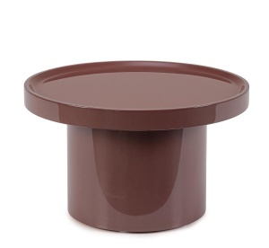 Masa de cafea maro caramiziu 50 cm Otilia Bizzotto
