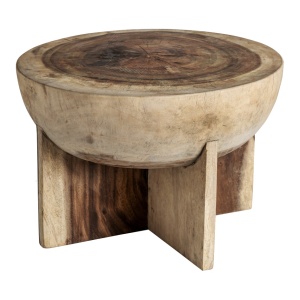 Masa de cafea maro din lemn 60 cm Doucen Vical Home