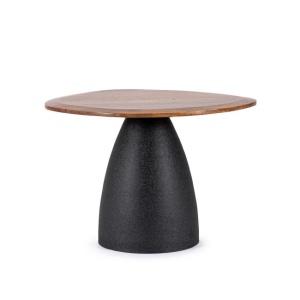 Masa de cafea maro/neagra din lemn 58x60 cm Stanley Bizzotto