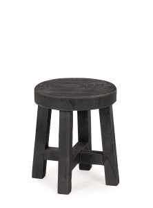 Masa de cafea neagra din lemn 26 cm Yako Bizzotto