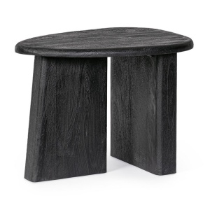 Masa de cafea neagra din lemn 45x60 cm Zacatecas Bizzotto