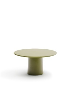 Masa de cafea verde din ciment 85 cm Albanella Kave Home