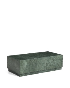Masa de cafea verde din marmura 50x100 cm Sorein Kave Home