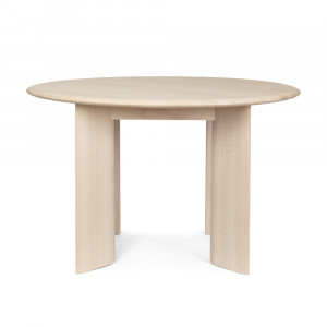 Masa dining alba din lemn 117 cm Bevel Ferm Living