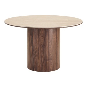 Masa dining din ceramica bej 120 cm Delphi House Nordic