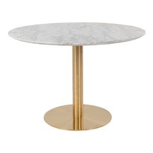 Masa dining din metal auriu 110 cm Bolzano House Nordic