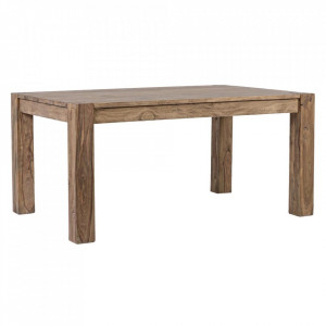 Masa dining extensibila maro din lemn 100x160(260) cm Salford Bizzotto