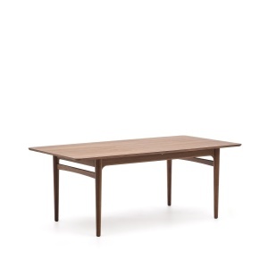 Masa dining extensibila maro din lemn 100x200(260) cm Elan Kave Home
