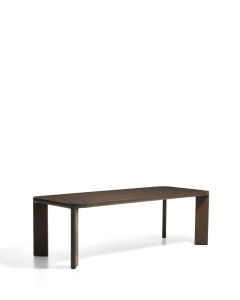 Masa dining extensibila maro inchis din lemn 100x240(320) cm Jodal Kave Home