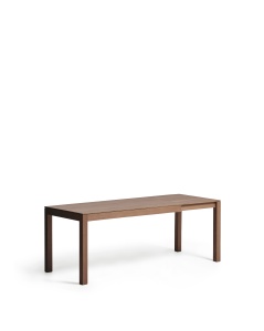 Masa dining extensibila maro inchis din lemn 80x170(230) cm Narevi Kave Home