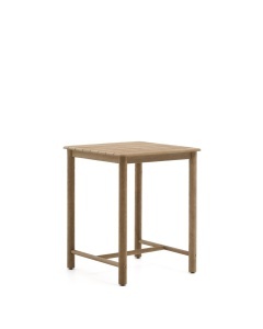 Masa dining exterior maro din lemn 78x78 cm Sori Kave Home