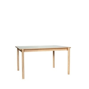 Masa dining gri/maro din lemn 81x140 cm Oblique Hubsch
