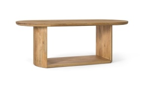 Masa dining maro din lemn 100x210 cm Nashik Giner y Colomer