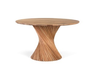 Masa dining maro din lemn 130 cm Siravo Giner y Colomer