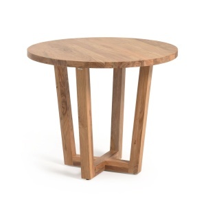 Masa dining maro din lemn 90 cm Nahla Kave Home