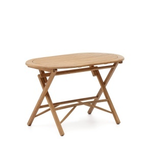 Masa dining pliabila maro din lemn 70x120 cm Dandara Kave Home