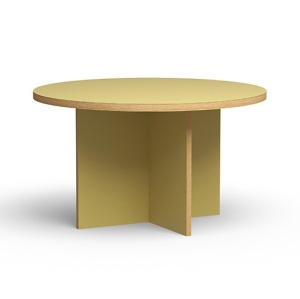 Masa dining verde oliv 129 cm Aby HKliving