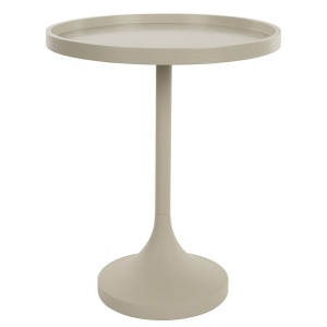 Masa laterala bej din metal 46 cm Jason Zuiver