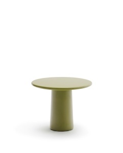 Masa laterala exterior verde din ciment 65 cm Albanella Kave Home