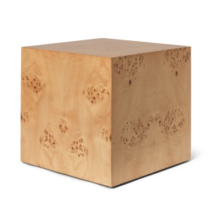 Masa laterala maro din lemn 40x40 cm Burl Ferm Living