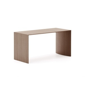 Masa laterala maro din lemn 45x90 cm Litto Kave Home