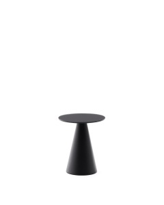 Masa laterala neagra din metal 35 cm Wilshire Kave Home