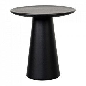 Masuta de cafea neagra din lemn 46 cm Daytona LifeStyle Home Collection