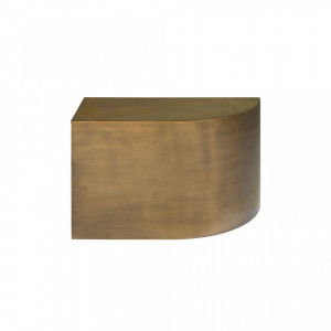 Masuta maro din otel 30x60 cm pentru cafea Slay Element Straight Bronze Versmissen