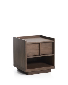 Noptiera maro Onix Walnut Kave Home