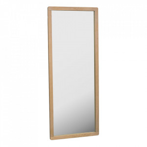 Oglinda dreptunghiulara maro din lemn de stejar 60x150 cm Methro Rowico Home