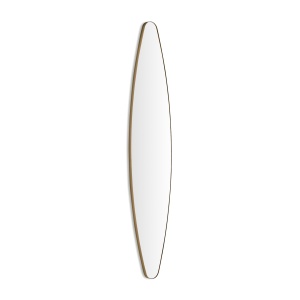 Oglinda ovala aurie din metal 36x172 cm Bera Vical Home