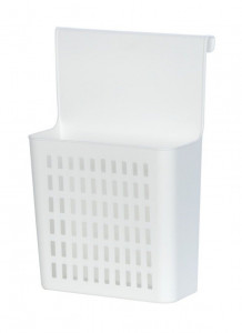 Organizator pentru usa bucatarie alb din fibre sintetice 24x36 cm Organizer Wenko