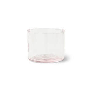 Pahar roz din sticla 250 ml Tube HKliving