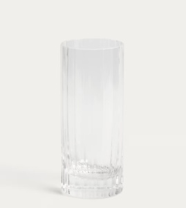 Pahar transparent din sticla 300 ml Nivor Vertical Kave Home