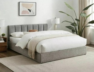 Pat gri din textil 140x200 cm Montreal The Home Collection